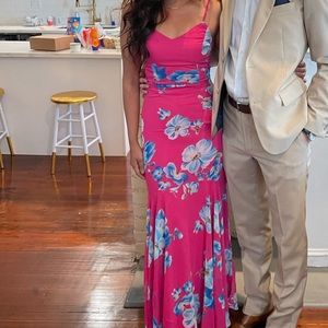 Lulus floral maxi dress